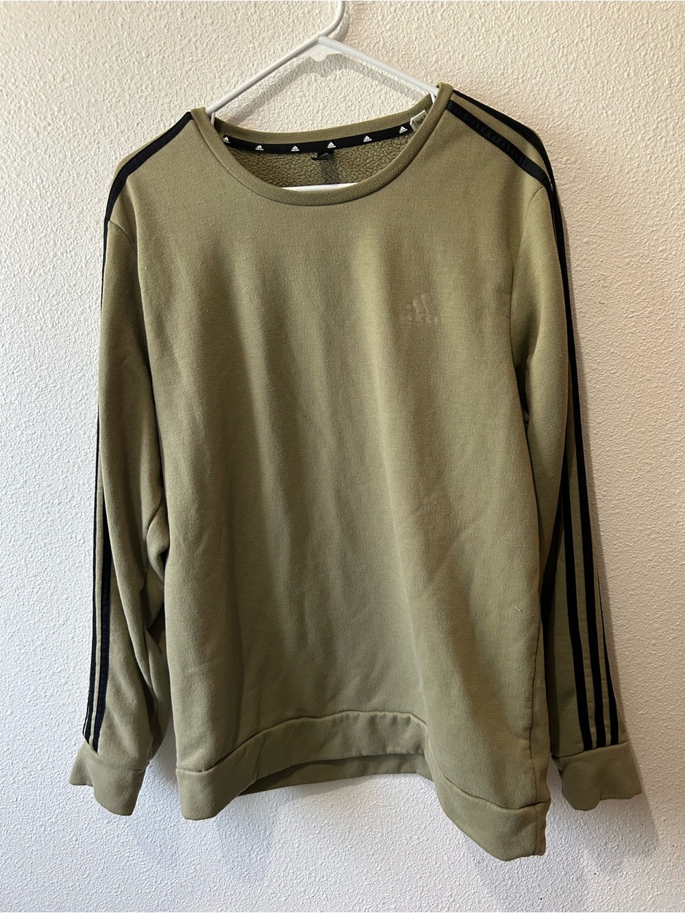 Adidas Olive Crewneck Sweatshirt